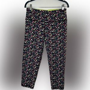 VSX by Victoria Secret multicolor geometric cropped leggings
